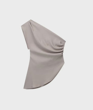 Asymmetrisch Off-Shoulder Top Dames - Trendy & Chic
