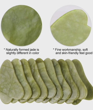 Natuurlijke Jade Roller & Gua Sha Set - Gezichtsmassage & Huidverbetering