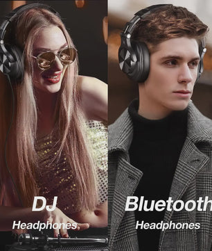 OneOdio Fusion A70 Draadloze Koptelefoon - Hi-Res Audio, 72u Batterij, Studio & DJ