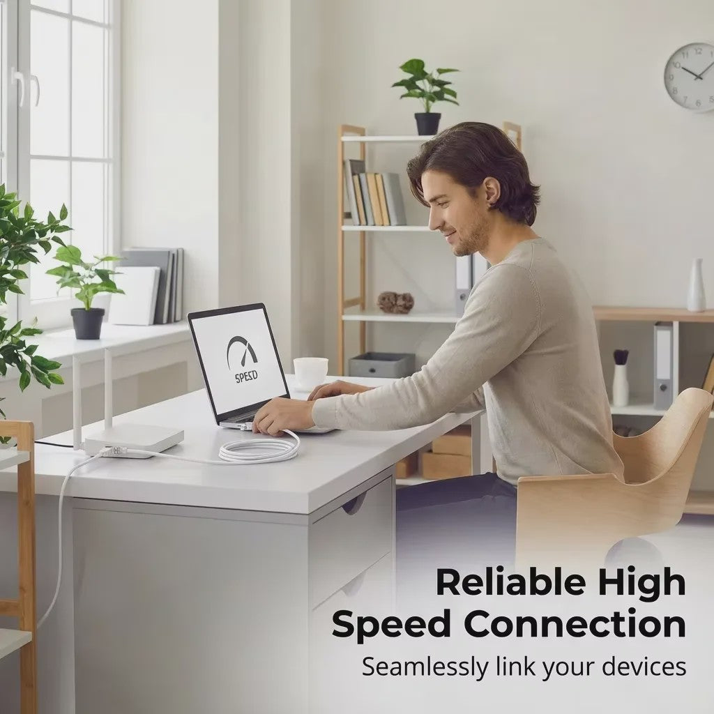 Cat6 Ethernet Kabel UTP RJ45 - 1000Mbps Snelheid - Diverse Lengtes