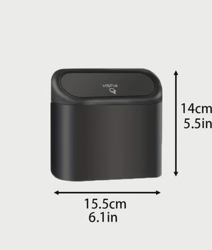 Compacte Auto Afvalbak met Deksel en 60 Afvalzakken - Lekvrij & Handig