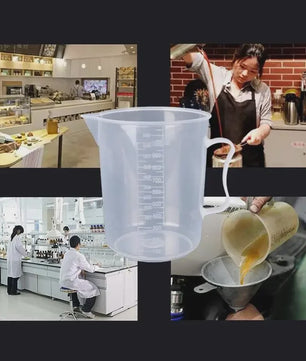 Maatbeker met Tuit en Handvat - 250ml tot 2000ml - Keuken & Laboratorium