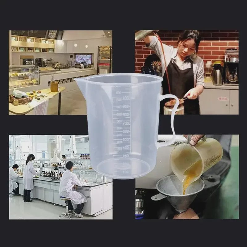 Maatbeker met Tuit en Handvat - 250ml tot 2000ml - Keuken & Laboratorium