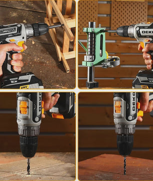DEKO 20V Accuboormachine Set met Batterij en Lader - Krachtig en Veelzijdig