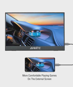 14-inch Draagbare Monitor: Touchscreen Optioneel, 16:10 Beeldverhouding, 400cd/m² Helderheid - Ideaal voor Gaming & Laptops