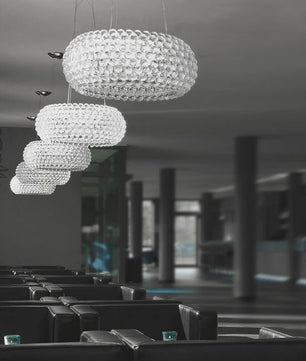 Foscarini Caboche Hanglamp - Luxe Acryl Bol Pendel voor Woonkamer, Eetkamer & Slaapkamer