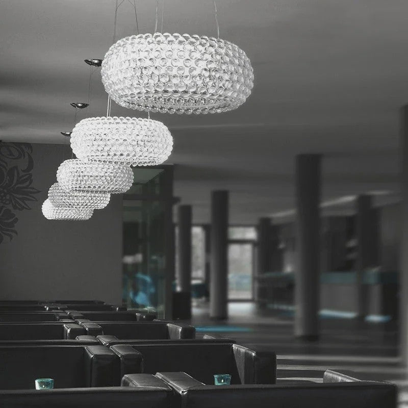 Foscarini Caboche Hanglamp - Luxe Acryl Bol Pendel voor Woonkamer, Eetkamer & Slaapkamer