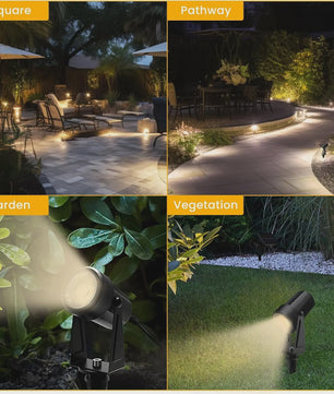 Solar Tuinspots LED - Waterdicht IP65 - Verstelbaar - Veiligheid & Sfeer
