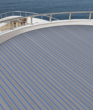 EVA Bootdekmat Antislip 240x60/90cm - Waterdicht Faux Teak Vloerbedekking