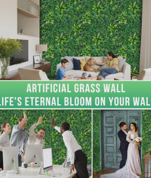 Kunstgras Muurpaneel - Luxe Boxwood Hedge voor Binnen & Buiten - Verticale Tuindecoratie