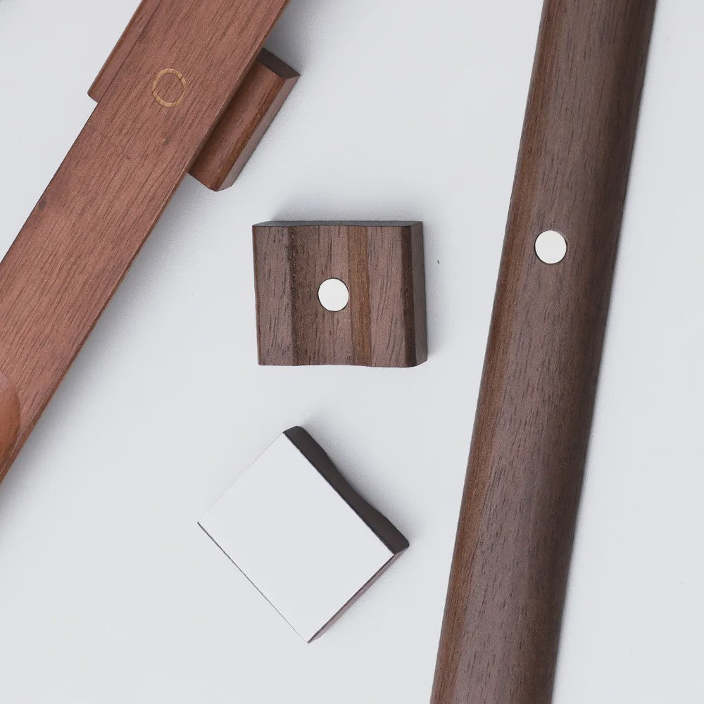 Luxe Houten Schoenlepel 55cm met Magnetische Ophanging - Premium Beukenhout