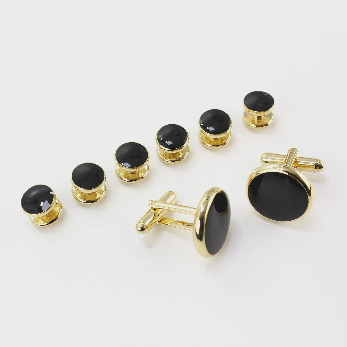 Set Manchetknopen en Tuxedo Studs voor Heren - Stijlvolle Accessoires voor Bruiloft en Feest