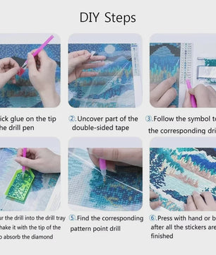 DIY Diamond Painting: Van Gogh Meesterwerken - Almond Blossoms & Starry Night