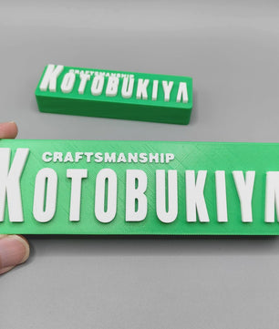 3D Geprint Logo Naamplaat voor Figuren Collectie - Video Game Thema