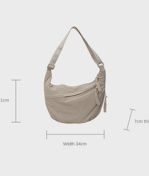 Casual Dames Crossbody Tas - Grote Capaciteit, Lichtgewicht Hobo Bag
