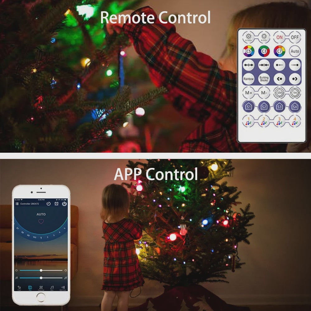 WS2812B Adressable RGB LED Stringverlichting met USB Controller - Waterdicht & App Bedienbaar