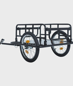 Robuuste Cargo Fietskar met 50 Kg Laadvermogen en Universele Koppeling - Ideaal voor Boodschappen en Transport
