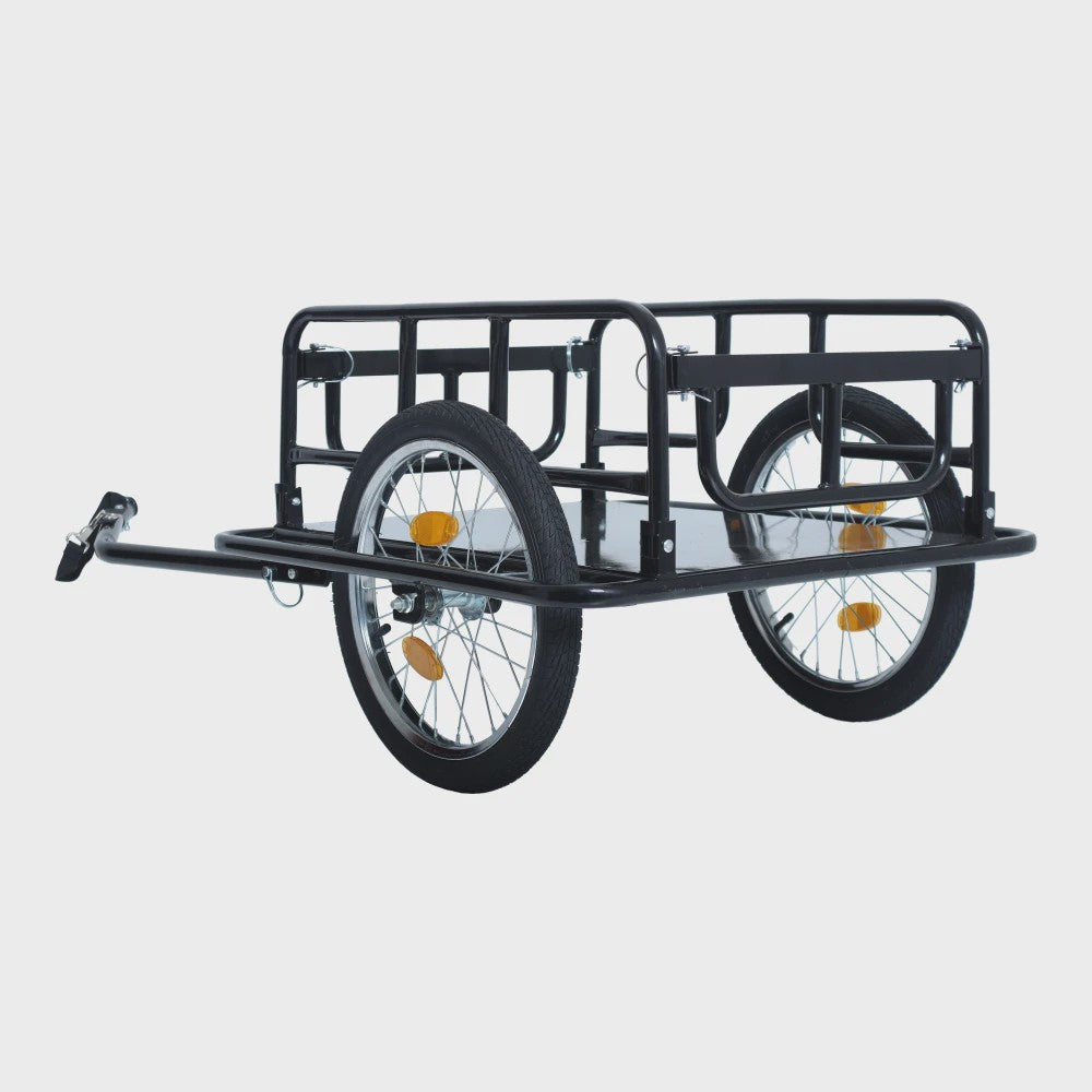Robuuste Cargo Fietskar met 50 Kg Laadvermogen en Universele Koppeling - Ideaal voor Boodschappen en Transport