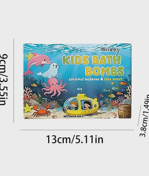 6x Kleurrijke Bruisballen Set - Bruisende Badballen voor Kinderen
