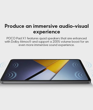 POCO Pad X1 Tablet: 11.2" 3.2K 144Hz Display, Snapdragon 7+ Gen 3, 8850mAh Batterij