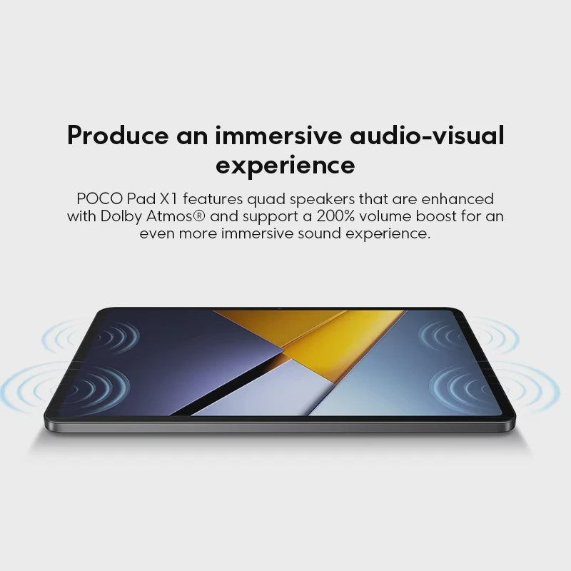 POCO Pad X1 Tablet: 11.2" 3.2K 144Hz Display, Snapdragon 7+ Gen 3, 8850mAh Batterij