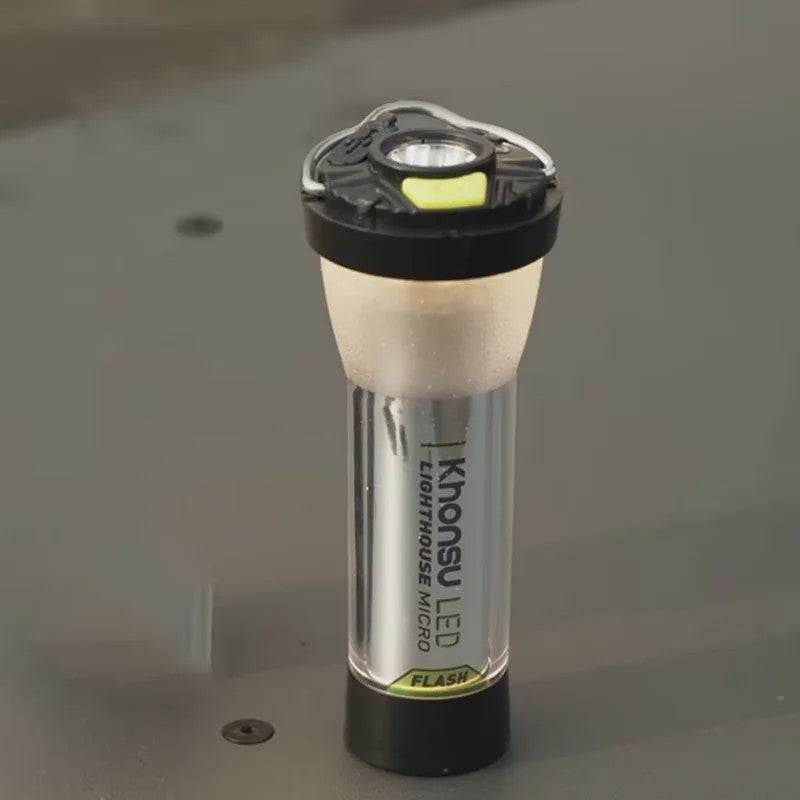 GZ Lighthouse Campinglamp - 3000mAh, Lange Batterijduur, LED Sfeerverlichting & Zaklamp