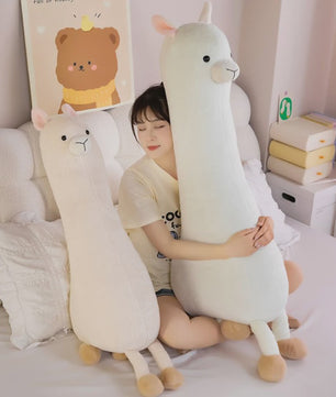 Zachte Alpaca Knuffel Pluche Kussen - Verkrijgbaar in 50, 80, 110 & 130 cm