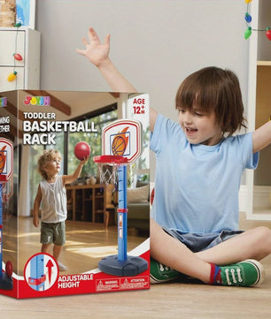 Verstelbare Peuter Basketbal Arcade Set met 4 Ballen - Leuk Cadeau voor Kinderen