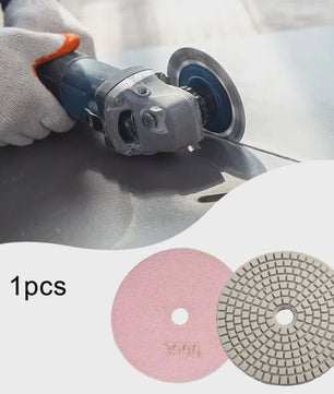4-Inch Diamant Polijstschijven Set (30-10000 Grit) voor Nat/Droog Gebruik - Steen, Beton, Marmer