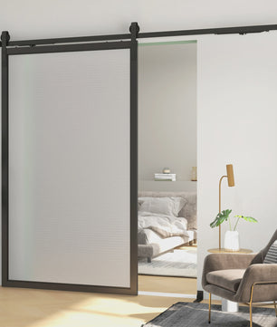 Schuifdeur Hardware Kit - Zonder Boren, J-Hanger, Stille Loop