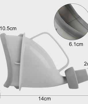 Draagbaar Urinetuigje Urine Trechter voor Auto, Reizen & Outdoor - Unisex