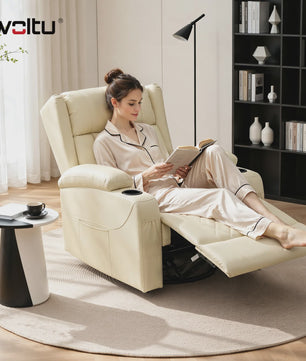Draaibare Fauteuil met Verstelbare Rugleuning en Voetensteun | Comfortabel en Stijlvol