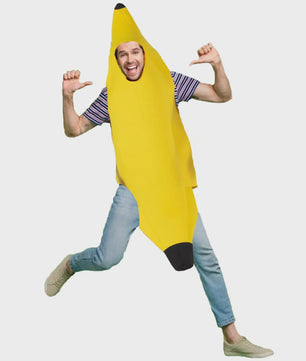 Grappig Bananen Kostuum voor Volwassenen - Perfect voor Feestjes, Carnaval & Halloween