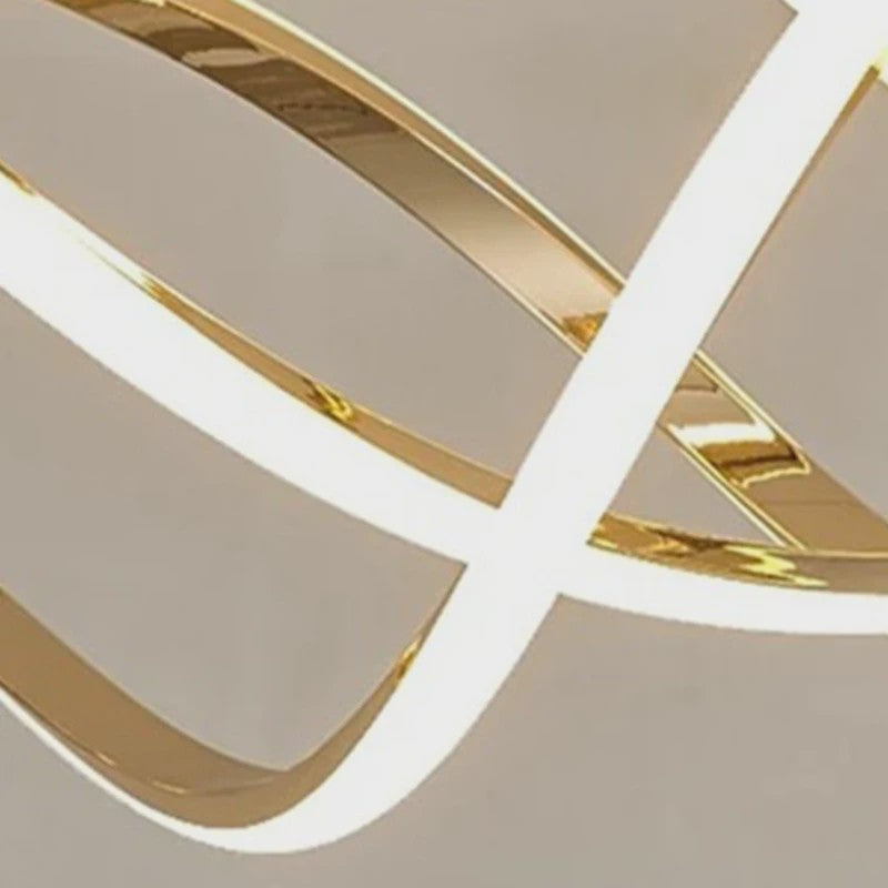 Moderne LED Hanglamp Golvend Design - Sfeervolle Verlichting voor Woonkamer & Eetkamer