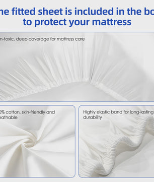 Hiazurm Pocketvering Matras 140x200cm - 7-Zone, 22cm Dik, Medium H3, Afneembare Tijk
