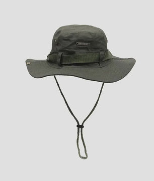 Heren Bucket Hat met Brede Rand - UV Bescherming voor Vissen, Wandelen & Outdoor