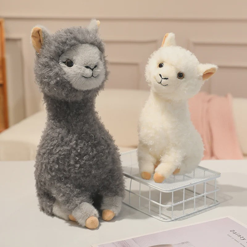 Zachte Pluche Alpaca Knuffel - Schattig Staan Alpacasso Speelgoed voor Kinderen & Meisjes