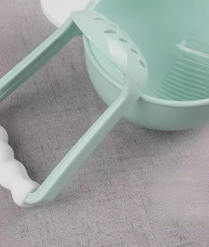 Baby Voedselbereidingsset: Handmatige Puree Maker & Rasp Kom