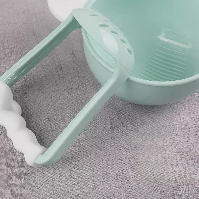 Baby Voedselbereidingsset: Handmatige Puree Maker & Rasp Kom