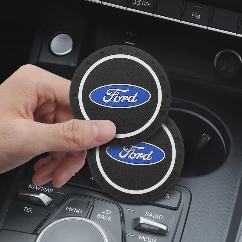 Ford Bekerhouder Matten - Antislip en Beschermend Interieur Accessoire