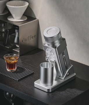 STARSEEKER E55Pro Elektrische Koffiemolen - 55mm Titanium Burr, Traploze Instelling