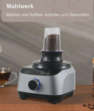 Krachtige Keukenmachine 1300W met 3.5L Kom, Deegkneedfunctie, Citruspers en 11-delige Accessoireset