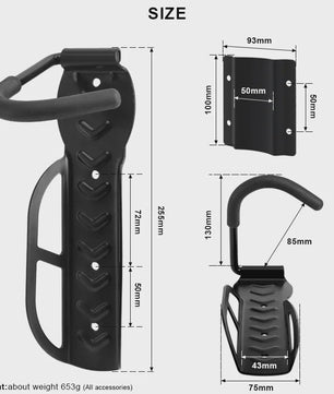 Fietsenrek Muurbevestiging - Stevige Standaard voor Mountainbike & Racefiets