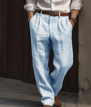 Linnen Heren Broek - Ademend & Lichtgewicht voor Zomer & Casual Chic