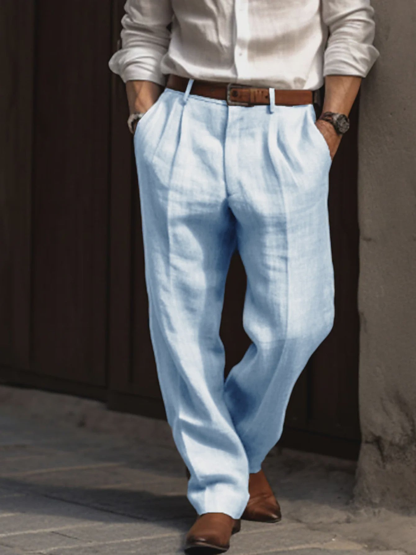 Linnen Heren Broek - Ademend & Lichtgewicht voor Zomer & Casual Chic