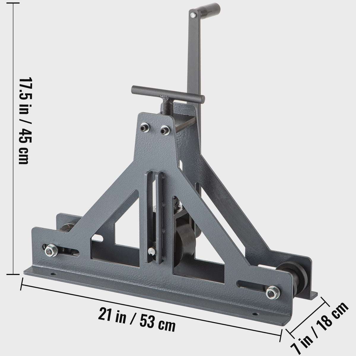 Handmatige Buisbuigmachine 1-1/2" voor Vierkante & Rechthoekige Profielen - Instelbaar