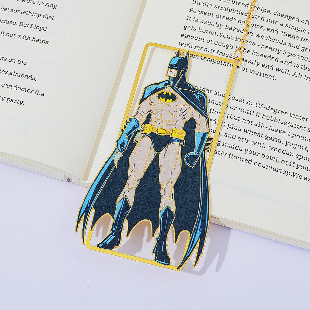 Marvel Metalen Bladwijzers - Superman & Batman | Perfect Cadeau voor Comics Fans