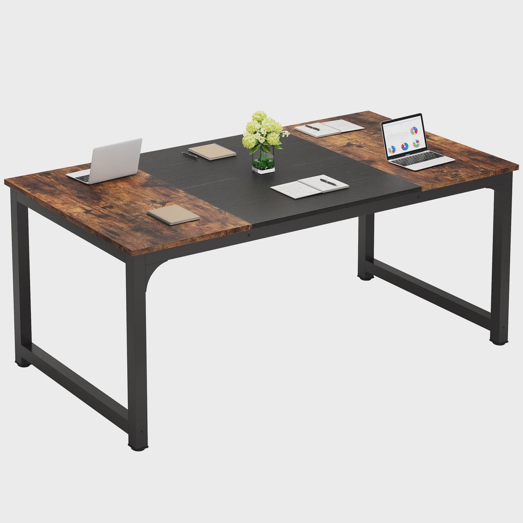Moderne Bureau Tafel voor Thuiswerk of Kantoor - Ruim Werkstation