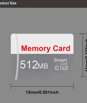 Snelle Class 10 TF Geheugenkaart voor Camera & CCTV - 64MB tot 512MB