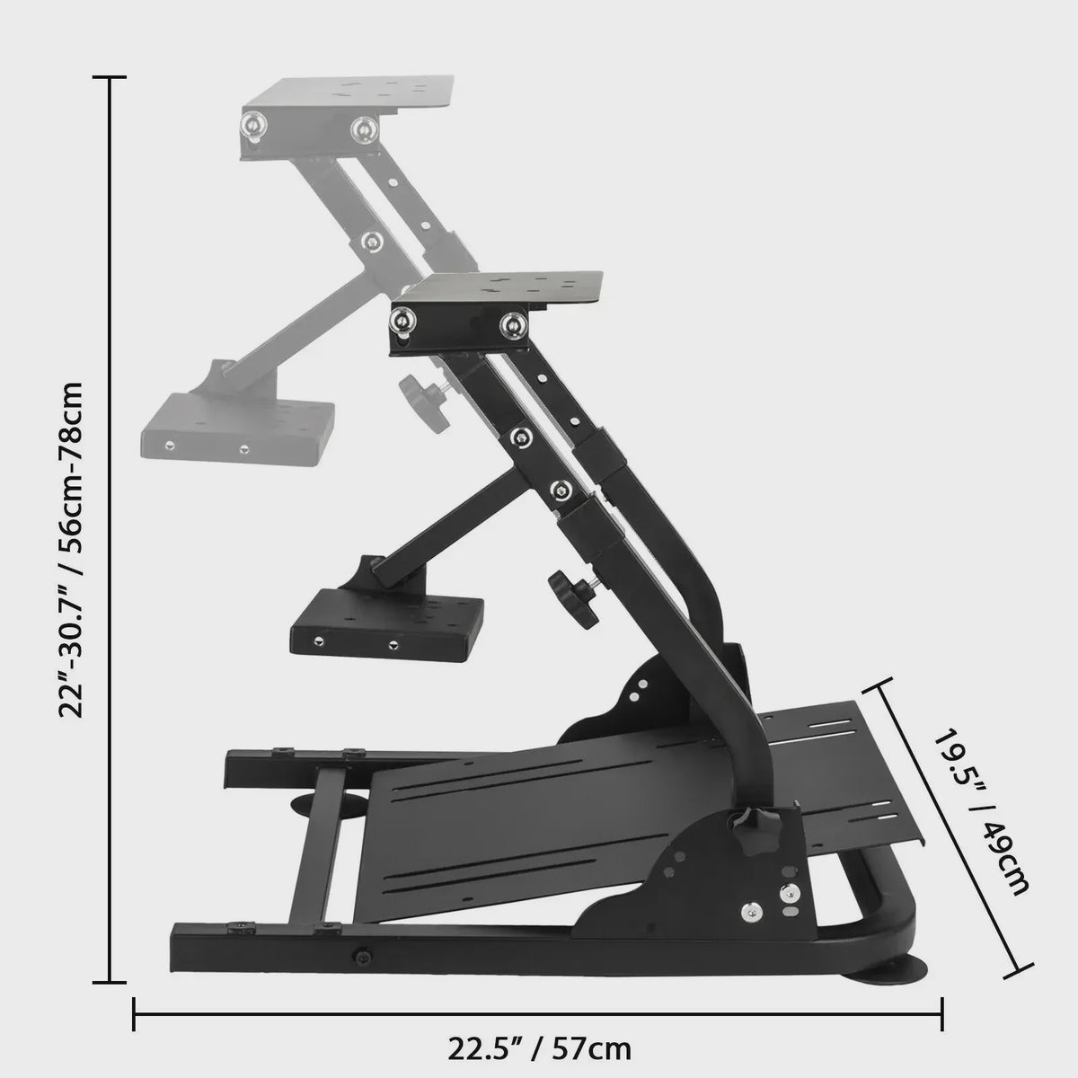 VEVOR Racing Wheel Stand G27 G29 G920 T300RS PS4 Xbox PC - Universeel Verstelbaar